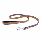 Doggie Konfor Klasik Deri Köpek Gezdirme Tasması Camel 2x140 Cm thumbnail 2