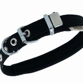 Doggie Konfor Dokuma Köpek Boyun Tasması Siyah 1,5x25 30 Cm - 3