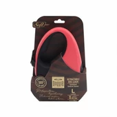 Doggie Otomatik Köpek Tasması Soft Seri Large Pembe - 1