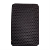 Cattie Kum Toplayıcı Fonsiyonel Kedi Tuvaleti Önü Paspası 50x75 Cm Siyah - 1