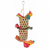 Trixie Natürel Palm Kabuklu Doğal Kuş Oyuncağı 35 Cm - 1