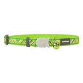 Reddingo Flanno Desenli Lime Kedi Boyun Tasması 12 Mm - 1