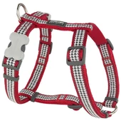 Reddingo Fang It Desenli Kırmızı Köpek Göğüs Tasması Large 25 Mm - 1