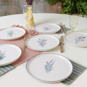 Keramika Elegant Blossoms Pasta Tabağı 22 Cm 6 Adet 21788-93 - 2