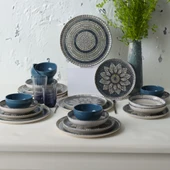 Keramika Keraart Mosaic Marvels Yemek Takımı 24 Parça 6 Kişilik 21619-20-21 - 3