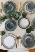 Keramika Keraart Green Frame Yemek Takımı 24 Parça 6 Kişilik 21635-36 - 3