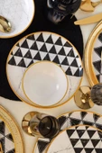Keramika Keraart Trigon Yemek Takımı 24 Parça 6 Kişilik 18765-67 thumbnail 2