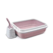 İmac Duo Cat Açık Kedi Tuvaleti Pembe - 1