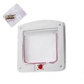 Kudi Pet Door 4 Yollu Kedi Kapısı 22x20x3 Cm. - 1