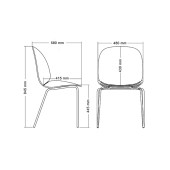 Beetle Sandalye-2 Adet - 2