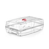 10'lu Kadın Ayakkabı Kutusu Şeffaf Hava Alan Ayakkabı Saklama Kutusu - 3