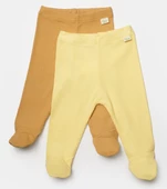 Bebek 2'li Patikli Pantolon, %50 Bambu - %50 Organik Pamuk, Bebek ve Yenidoğan Serisi - CSYB9028 - 2