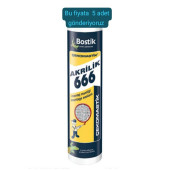 Bostik 666 Akrilik Montaj 5 Adet Beyaz Çekomastik - 1