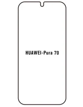 Rova Hua Pura 70 Uyumlu Ön+Arka Body Şeffaf Ultra Koruyucu Nano Jelatin thumbnail 2