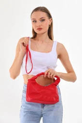 Kırmızı Kadın Ayarlanabilir Askılı El & Omuz Çantası thumbnail 1