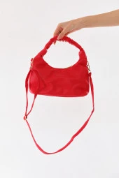 Kırmızı Kadın Ayarlanabilir Askılı El & Omuz Çantası thumbnail 4
