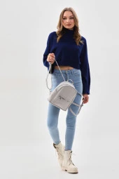 Beyaz Kadın Sırt Çantası thumbnail 3