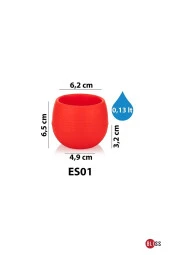 36' lı  Kaktüs Saksı No 0,13 Lt Minik Saksı thumbnail 2