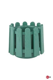 2,6 Lt İstanbul Balkon Saksısı Çit Görünümlü Drenaj Izgaralı Bahçe Veranda Denizlik Saksı thumbnail 1