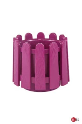 2,6 Lt İstanbul Balkon Saksısı Çit Görünümlü Drenaj Izgaralı Bahçe Veranda Denizlik Saksı thumbnail 1