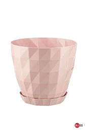 Baklava Desenli Dekoratif Plastik Saksı 2 lt thumbnail 1