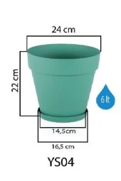 SERİNOVA Yalı Saksı 6lt YS004 thumbnail 2