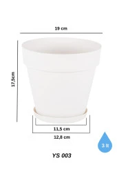 Serinova Yalı Saksı 3lt Ys003 thumbnail 2