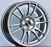 R1 Wheels 17 inç 5*112 ET35 Metalik Gri Jant Takımı (J-848) - 1