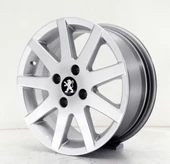 R1 Wheels 15 inç 4*108 ET20 Metalik Gri Jant Takımı (J-1071) - 1