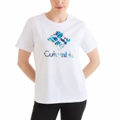 Columbia CSC Gem Wisterian Kadın Kısa Kollu T-shirt Beyaz CS0367-100 thumbnail 4