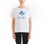 Columbia CSC Gem Wisterian Kadın Kısa Kollu T-shirt Beyaz CS0367-100 thumbnail 1
