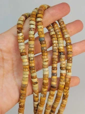 Jasper Taşı Şekilli 3x6mm Dizi (49342) thumbnail 1