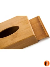 Doğal Bambu Peçetelik, Masa üstü Peçetelik, Hazneli Peçetelik - 3