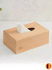 Doğal Bambu Peçetelik, Masa üstü Peçetelik, Hazneli Peçetelik - 5