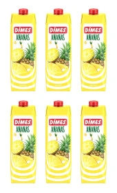 Dimes Ananas Aromalı İçecek İçecek 1 Lt X 6 Adet thumbnail 1