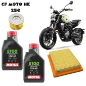 CF Moto CLX 250 Yağ Bakım Seti Motul 5100 lü Set - 1