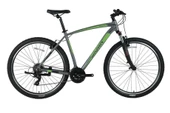 BİSAN MTX 7100 ERKEK DAĞ BİSİKLETİ 43CM V 27.5 JANT 21 VİTES GRİ YEŞİL - 1