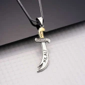 Himarry Gümüş Hz. Ali Zülfikar Kılıcı Kolye thumbnail 2