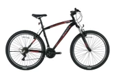 BİSAN MTS 4600 ERKEK DAĞ BİSİKLETİ 34CM V 24 JANT 21 VİTES MAT SİYAH TURUNCU - 1
