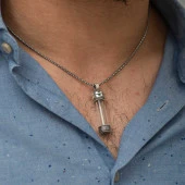 Himarry Gümüş İçi Açılabilen Muska Kabı Cevşen Kolye thumbnail 1