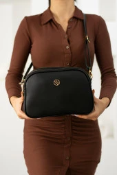 Sanmorris Kadın Zincir Askılı Taba Aksesuarlı Kapitone Desenli El Ve Omuz Cantası SYH1405 thumbnail 2