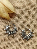 Kırçıllı Model Kadın Küpe Beyaz Renk - 2