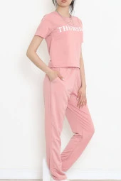 Jogger Eşofman Takımı Gül - 16601.5238. - 2