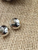 Tombul Model Kadın Küpe Beyaz Renk - 8