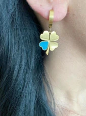 Şanslı Yonca Model Kadın Küpe - 3