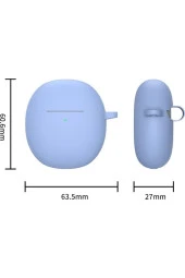 Vivo Tws Air ile uyumlu Kulaklık Kılıf Silikon Yumuşak Koruyucu Toz ve Kirden Koruyan Kılıfı thumbnail 2