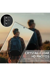 Galaxy S24 ile uyumlu Kamera Lens Koruma Görüş Açısını Bozmaz Yüksek çözünürlük Premium Advice Safir thumbnail 3