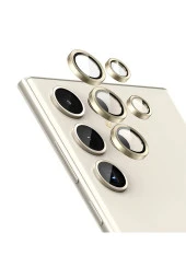 Galaxy S24 ile uyumlu Kamera Lens Koruma Görüş Açısını Bozmaz Yüksek çözünürlük Premium Advice Safir thumbnail 1