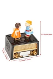 Öpüşen Çift Müzik Kutusu, Nostaljik Radyo Müzik Kutusu, Radyo Müzik Kutusu, Romantik Müzik Kutusu - 1