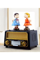 Öpüşen Çift Müzik Kutusu, Nostaljik Radyo Müzik Kutusu, Radyo Müzik Kutusu, Romantik Müzik Kutusu - 3